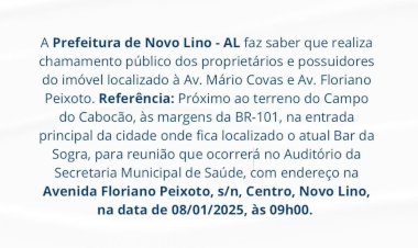 CHAMAMENTO PÚBLICO